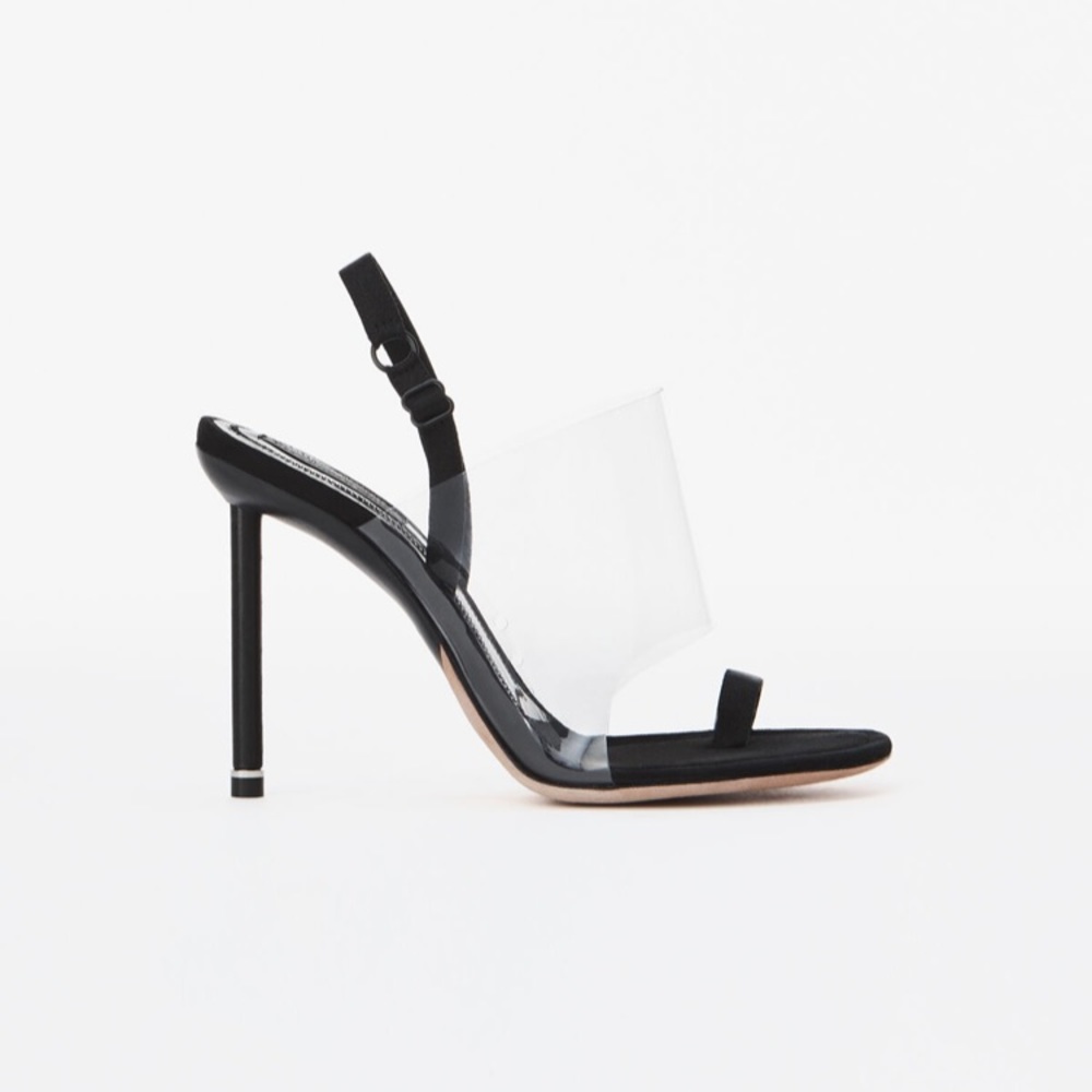 Alexander Wang “Kaia” open toe stiletto heel